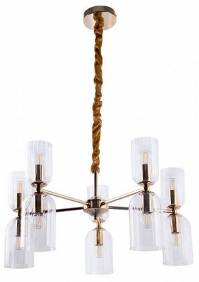Подвесная люстра Arte Lamp Charm A1623LM-10GO в Шадринске - shadrinsk.ok-mebel.com | фото