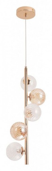 Подвесная люстра Arte Lamp Etereo A5261SP-5GO в Шадринске - shadrinsk.ok-mebel.com | фото 2