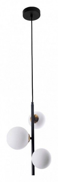 Подвесная люстра Arte Lamp Gemini A2243SP-3BK в Шадринске - shadrinsk.ok-mebel.com | фото 2