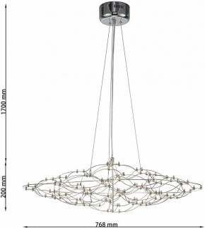 Подвесная люстра Favourite Thinner 4305-8P в Шадринске - shadrinsk.ok-mebel.com | фото 5