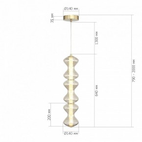 Подвесная люстра ST-Luce SPINE SL6136.213.01 в Шадринске - shadrinsk.ok-mebel.com | фото 4