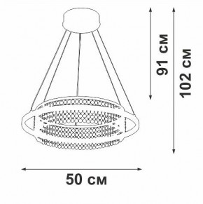 Подвесная люстра Vitaluce V54000 V54000-0/1S в Шадринске - shadrinsk.ok-mebel.com | фото 5