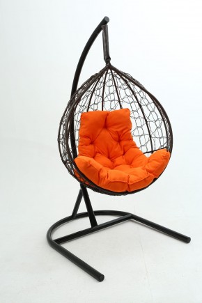 Подвесное кресло Бароло (коричневый/оранжевый) в Шадринске - shadrinsk.ok-mebel.com | фото