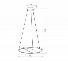 Подвесной светильник Eurosvet Occhio 40027/1 LED серый в Шадринске - shadrinsk.ok-mebel.com | фото 5