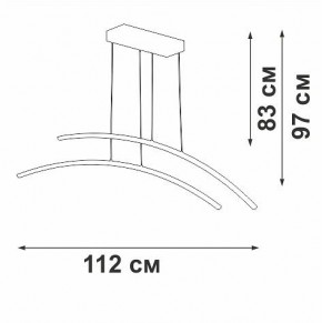 Подвесной светильник Vitaluce V2709 V2709-8/2S в Шадринске - shadrinsk.ok-mebel.com | фото 3