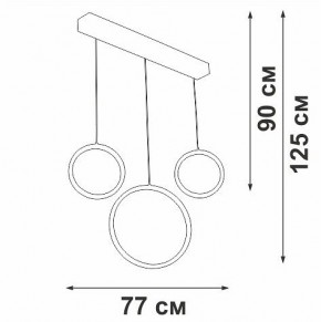 Подвесной светильник Vitaluce V3050 V3050-1/3S в Шадринске - shadrinsk.ok-mebel.com | фото 5