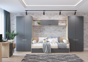 Полка 2032 АНТАЛИЯ (Сонома/Графит софт) в Шадринске - shadrinsk.ok-mebel.com | фото 2