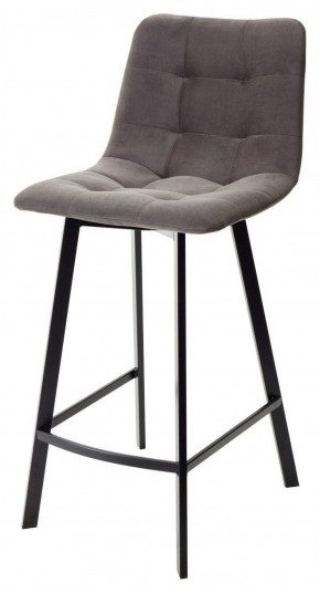 Полубарный стул CHILLI-QB SQUARE графит #14, велюр / черный каркас (H=66cm) М-City в Шадринске - shadrinsk.ok-mebel.com | фото 1