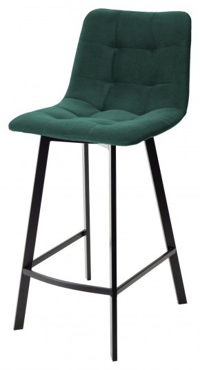 Полубарный стул CHILLI-QB SQUARE зеленый #19, велюр / черный каркас (H=66cm) М-City в Шадринске - shadrinsk.ok-mebel.com | фото