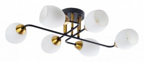 Потолочная люстра Arte Lamp Andrea A8141PL-6BK в Шадринске - shadrinsk.ok-mebel.com | фото