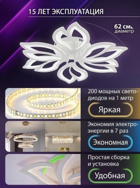 Потолочная люстра Natali Kovaltseva FORTUNA LED LAMPS 81107/6C в Шадринске - shadrinsk.ok-mebel.com | фото 5