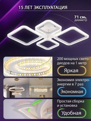 Потолочная люстра Natali Kovaltseva OPTI LED LAMPS 81108/1C в Шадринске - shadrinsk.ok-mebel.com | фото 5