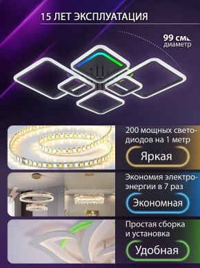 Потолочная люстра Natali Kovaltseva SPEKTR LED LAMPS 81442 в Шадринске - shadrinsk.ok-mebel.com | фото 5