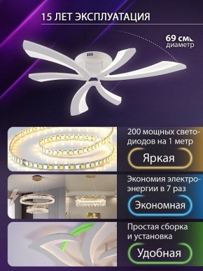Потолочная люстра Natali Kovaltseva VIO LED LAMPS 81453 в Шадринске - shadrinsk.ok-mebel.com | фото 5
