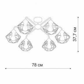 Потолочная люстра Vitaluce V42580 V42580-0/6PL в Шадринске - shadrinsk.ok-mebel.com | фото 2