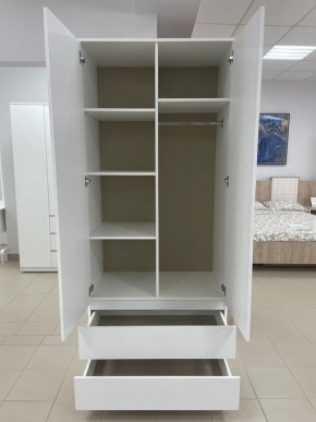 Шкаф 2-ств. с 2 ящиками "Бьянко" в Шадринске - shadrinsk.ok-mebel.com | фото 2