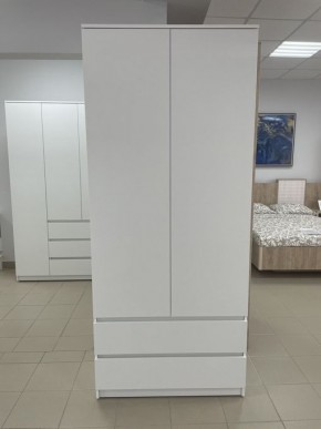 Шкаф 2-ств. с 2 ящиками "Бьянко" в Шадринске - shadrinsk.ok-mebel.com | фото 3