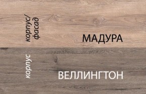 Шкаф 2D1S/D1, DIESEL , цвет дуб мадура/веллингтон в Шадринске - shadrinsk.ok-mebel.com | фото 3