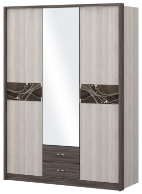 Шкаф 3-х дверный с зеркалом Шк68.2 МС Николь в Шадринске - shadrinsk.ok-mebel.com | фото