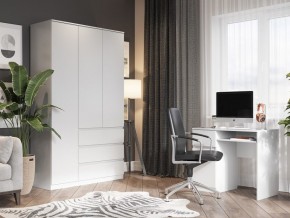 Шкаф 3-ств. с 3 ящиками "Бьянко" в Шадринске - shadrinsk.ok-mebel.com | фото 4