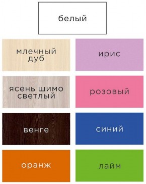 Шкаф ДМ 800 с 2-мя ящиками (розовый) в Шадринске - shadrinsk.ok-mebel.com | фото 3