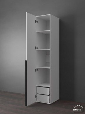 Шкаф Linnea MHR-1-3 2050х400х510 (Белый-М 11.1.2) в Шадринске - shadrinsk.ok-mebel.com | фото 5