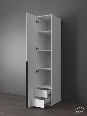 Шкаф Linnea MHR-1-3 2050х400х510 (Белый-М 11.1.2) в Шадринске - shadrinsk.ok-mebel.com | фото 6