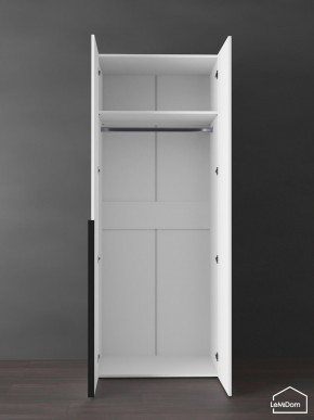 Шкаф Linnea MHR-2 2050х800х510 (Белый-М 11.1.2) в Шадринске - shadrinsk.ok-mebel.com | фото 4
