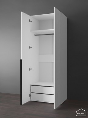 Шкаф Linnea MHR-2-3 2050х800х510 (Белый-М 11.1.2) в Шадринске - shadrinsk.ok-mebel.com | фото 6