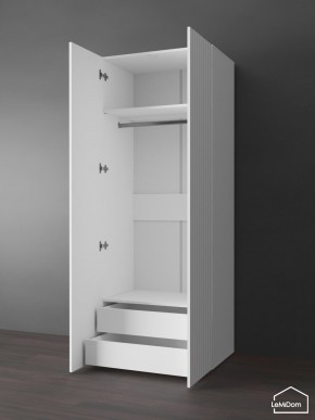 Шкаф Linnea MHR-2PO-3 2050х800х510 (Белый-М 11.1.1) в Шадринске - shadrinsk.ok-mebel.com | фото 5