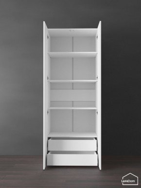 Шкаф Linnea MHR-2PO-4 2050х800х510 (Белый-М 11.1.1) в Шадринске - shadrinsk.ok-mebel.com | фото 6