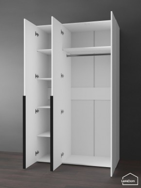 Шкаф Linnea MHR-3-1 2050х1200х510 (Белый-М 11.1.1) в Шадринске - shadrinsk.ok-mebel.com | фото 5