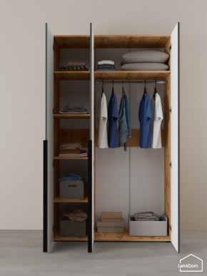 Шкаф Linnea MHR-3-1 2050х1200х510 (ДВ-М 11.1.25) в Шадринске - shadrinsk.ok-mebel.com | фото 4