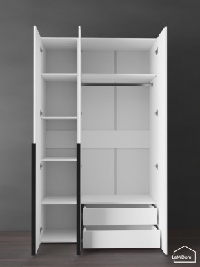 Шкаф Linnea MHR-3-2 2050х1200х510 (Белый-М 11.1.1) в Шадринске - shadrinsk.ok-mebel.com | фото 6