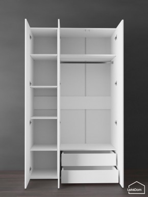 Шкаф Linnea MHR-3PO-2 2050х1200х510 (Белый-М 11.1.1) в Шадринске - shadrinsk.ok-mebel.com | фото 5