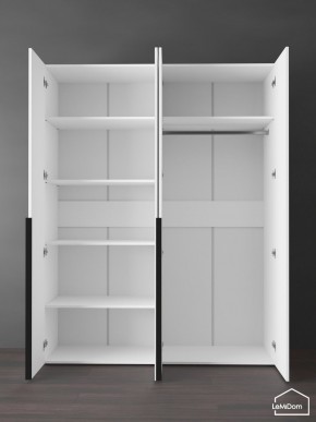 Шкаф Linnea MHR-4-1 2050х1600х510 (Белый-М 11.1.2) в Шадринске - shadrinsk.ok-mebel.com | фото 4