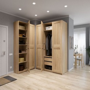 Шкаф МАКС двухдверный широкий, цвет Дуб Сонома в Шадринске - shadrinsk.ok-mebel.com | фото 4