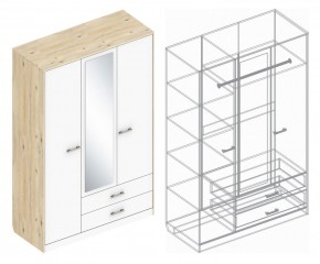 Шкаф "Милана" 3-х створчатый с 2 ящиками в Шадринске - shadrinsk.ok-mebel.com | фото 3