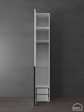 Шкаф с антресолью Linnea MHR-1A-3 2450х400х510 (Белый-М 11.1.2) в Шадринске - shadrinsk.ok-mebel.com | фото 5