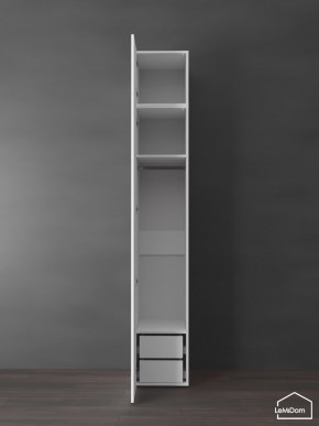 Шкаф с антресолью Linnea MHR-1POA-3 2450х400х510 (Белый-М 11.1.2) в Шадринске - shadrinsk.ok-mebel.com | фото 5