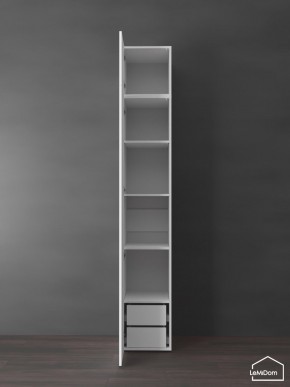 Шкаф с антресолью Linnea MHR-1POA-4 2450х400х510 (Белый-М 11.1.1) в Шадринске - shadrinsk.ok-mebel.com | фото 6