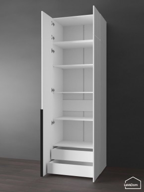 Шкаф с антресолью Linnea MHR-2A-4 2450х800х510 (Белый-М 11.1.2) в Шадринске - shadrinsk.ok-mebel.com | фото 5