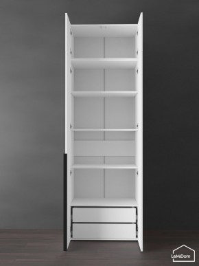 Шкаф с антресолью Linnea MHR-2A-4 2450х800х510 (Белый-М 11.1.2) в Шадринске - shadrinsk.ok-mebel.com | фото 6