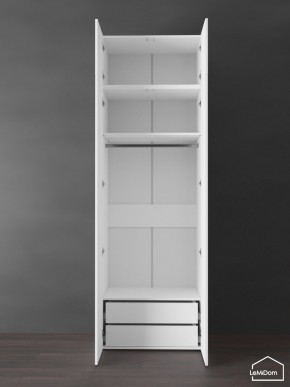 Шкаф с антресолью Linnea MHR-2POA-3 2450х800х510 (Белый-М 11.1.1) в Шадринске - shadrinsk.ok-mebel.com | фото 5