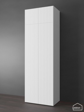 Шкаф с антресолью Linnea MHR-2POA-4 2450х800х510 (Белый-М 11.1.1) в Шадринске - shadrinsk.ok-mebel.com | фото