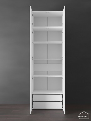 Шкаф с антресолью Linnea MHR-2POA-4 2450х800х510 (Белый-М 11.1.2) в Шадринске - shadrinsk.ok-mebel.com | фото 6