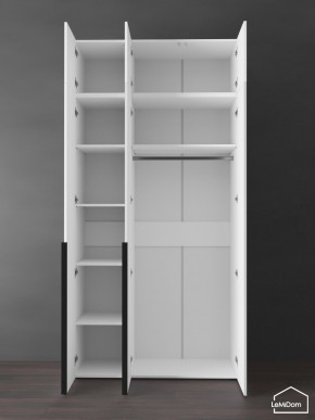Шкаф с антресолью Linnea MHR-3A-1 2450х1200х510 (Белый-М 11.1.2) в Шадринске - shadrinsk.ok-mebel.com | фото 5