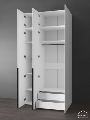 Шкаф с антресолью Linnea MHR-3A-2 2450х1200х510 (Белый-М 11.1.2) в Шадринске - shadrinsk.ok-mebel.com | фото 5
