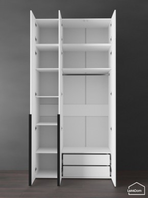 Шкаф с антресолью Linnea MHR-3A-2 2450х1200х510 (Белый-М 11.1.2) в Шадринске - shadrinsk.ok-mebel.com | фото 6