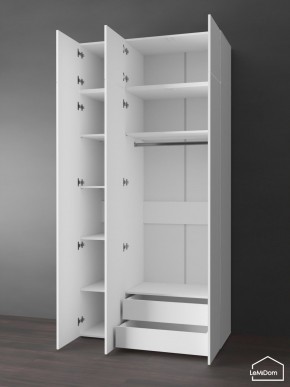 Шкаф с антресолью Linnea MHR-3POA-2 2450х1200х510 (Белый-М 11.1.2) в Шадринске - shadrinsk.ok-mebel.com | фото 5